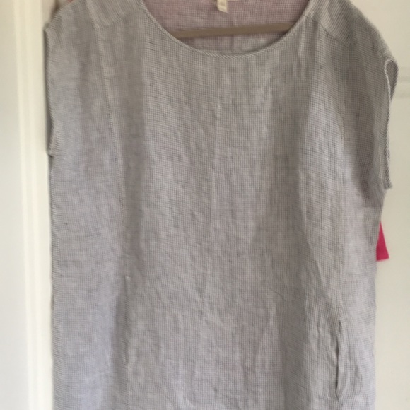 eileen fisher linen dress sale